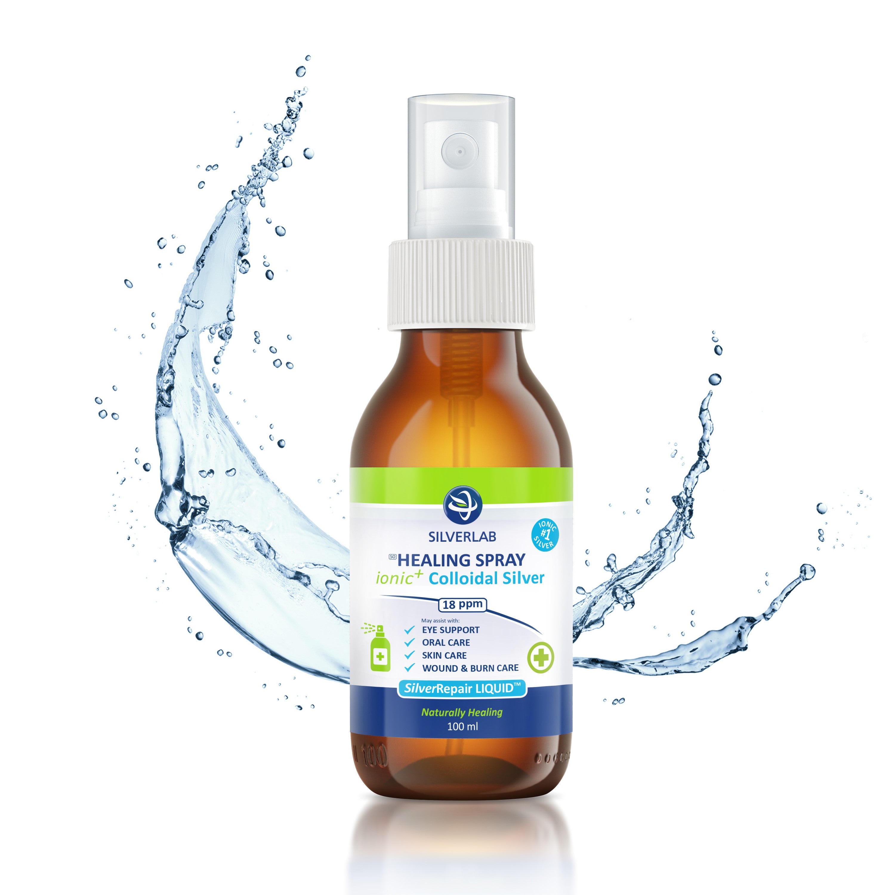 Silverlab Healing Spray (100 ml Glass or PET bottle)